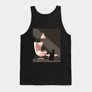 Century Modern Cat Interiors Tank Top